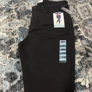 High rise black skinny jeans